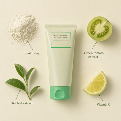 Green Tomato Clay Mask Cleanser