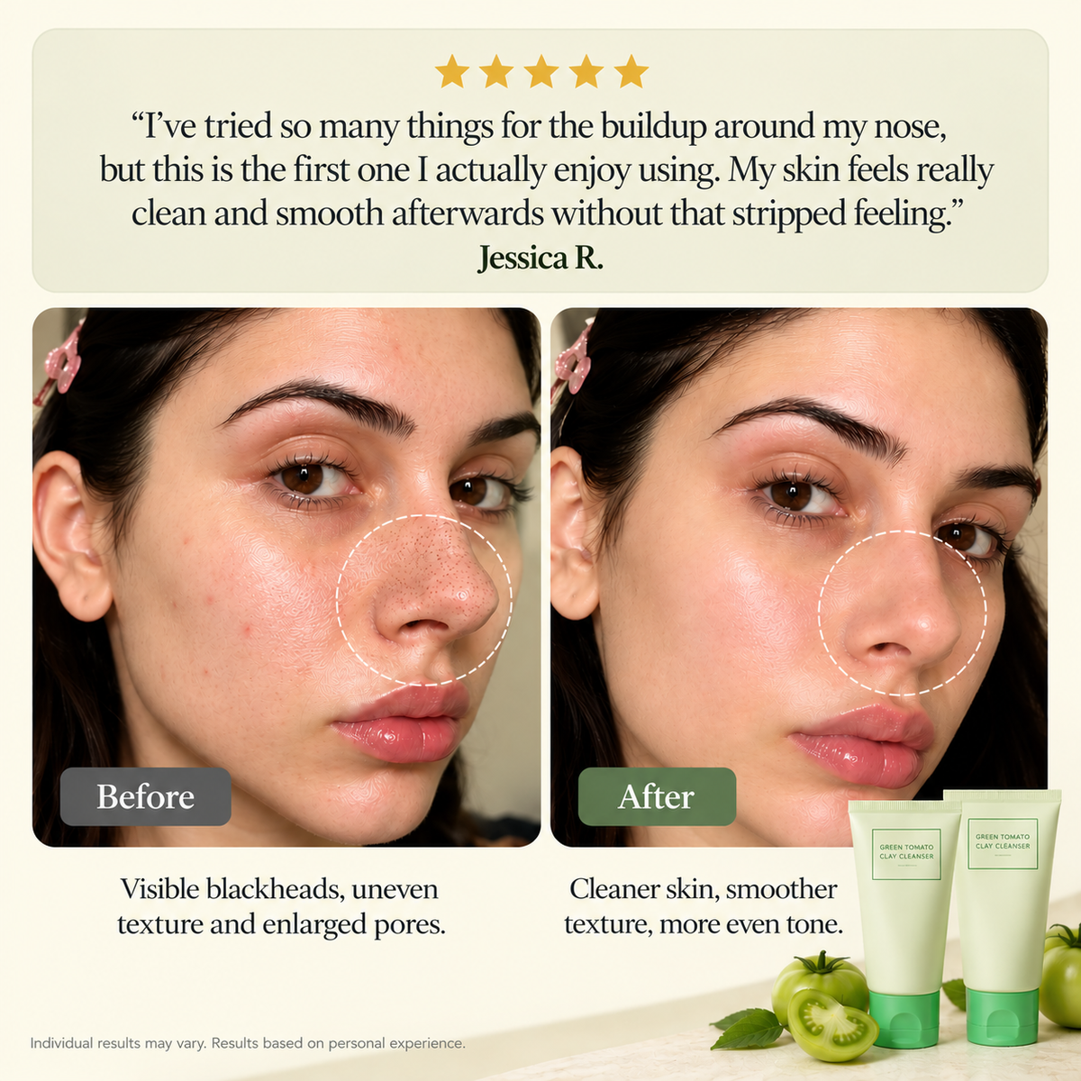 Green Tomato Clay Mask Cleanser